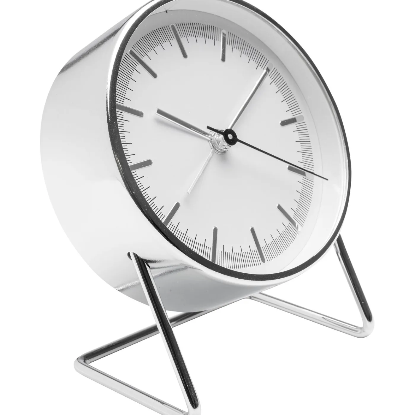 KARE Design Reveil Levin Argente 10X12Cm