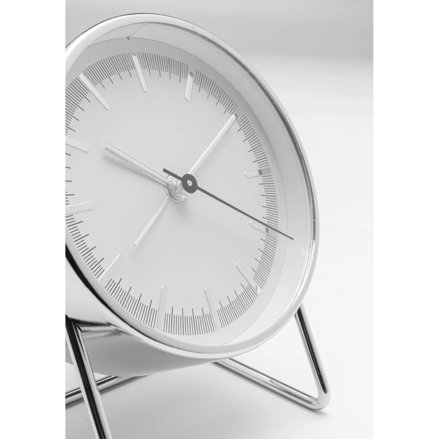 KARE Design Reveil Levin Argente 10X12Cm