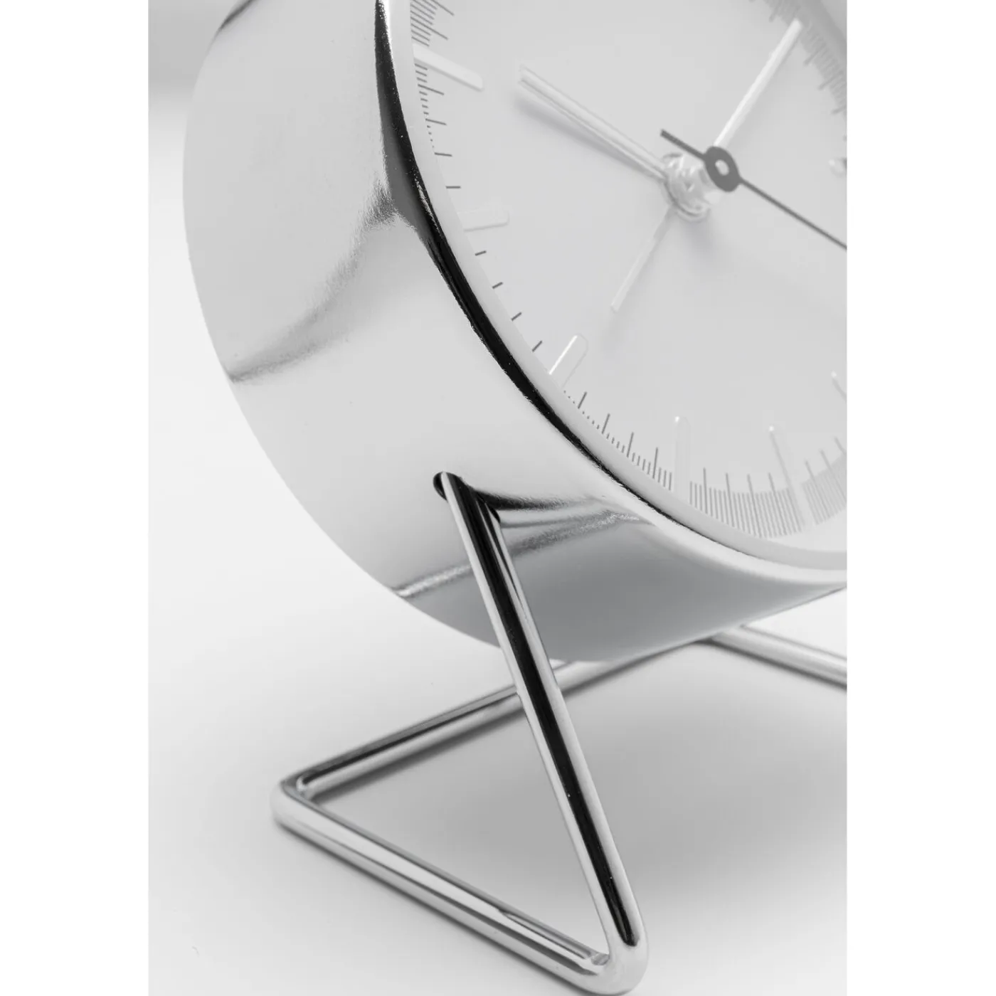 KARE Design Reveil Levin Argente 10X12Cm