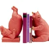 KARE Design Serre-Livres Hippo Fuchsia (2/Set)