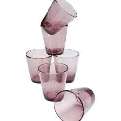 KARE Design Set De Verres Bubble Mauve (6-Pcs)