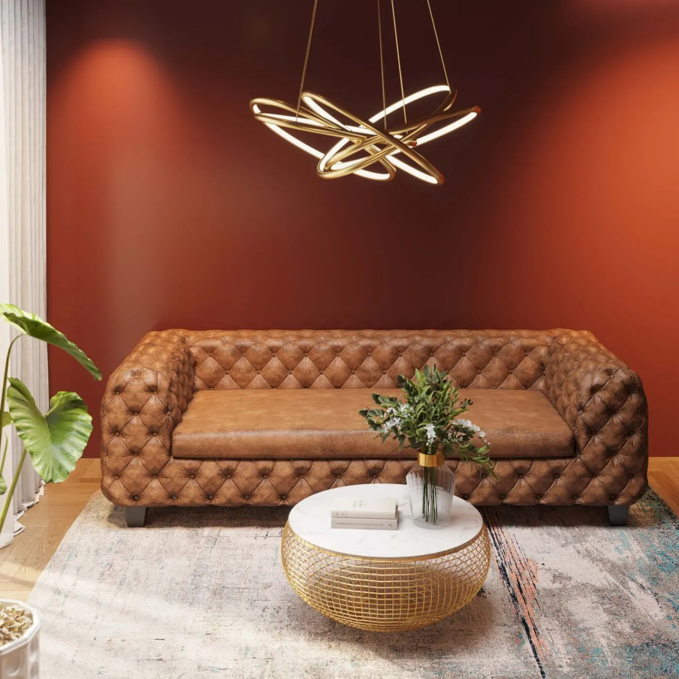 KARE Design Sofa Desire 3 Places Vintage Eco