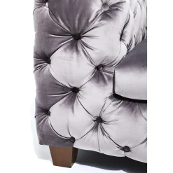 KARE Design Sofa Desire 3-Places Velours Gris