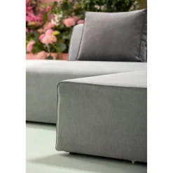 KARE Design Sofa Infinity Meridienne Droite Gris