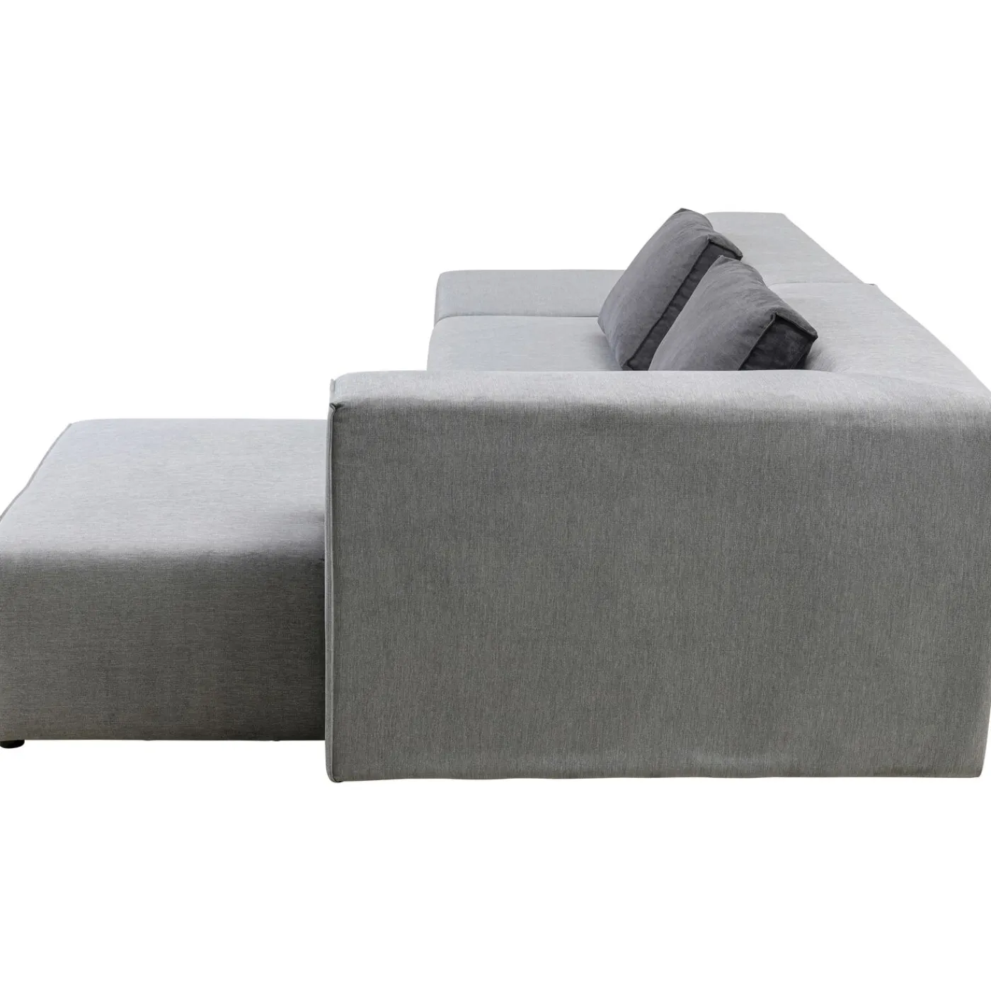 KARE Design Sofa Infinity Meridienne Droite Gris