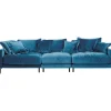 KARE Design Sofa Lullaby 3-Places Petrole