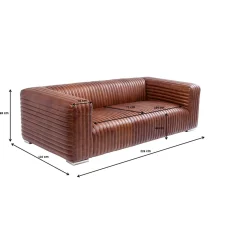 KARE Design Sofa Malibu 3-Places