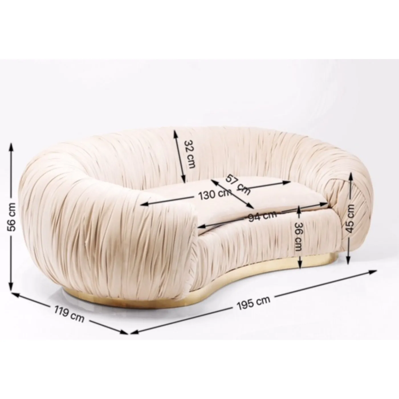 KARE Design Sofa Perugia 2-Places