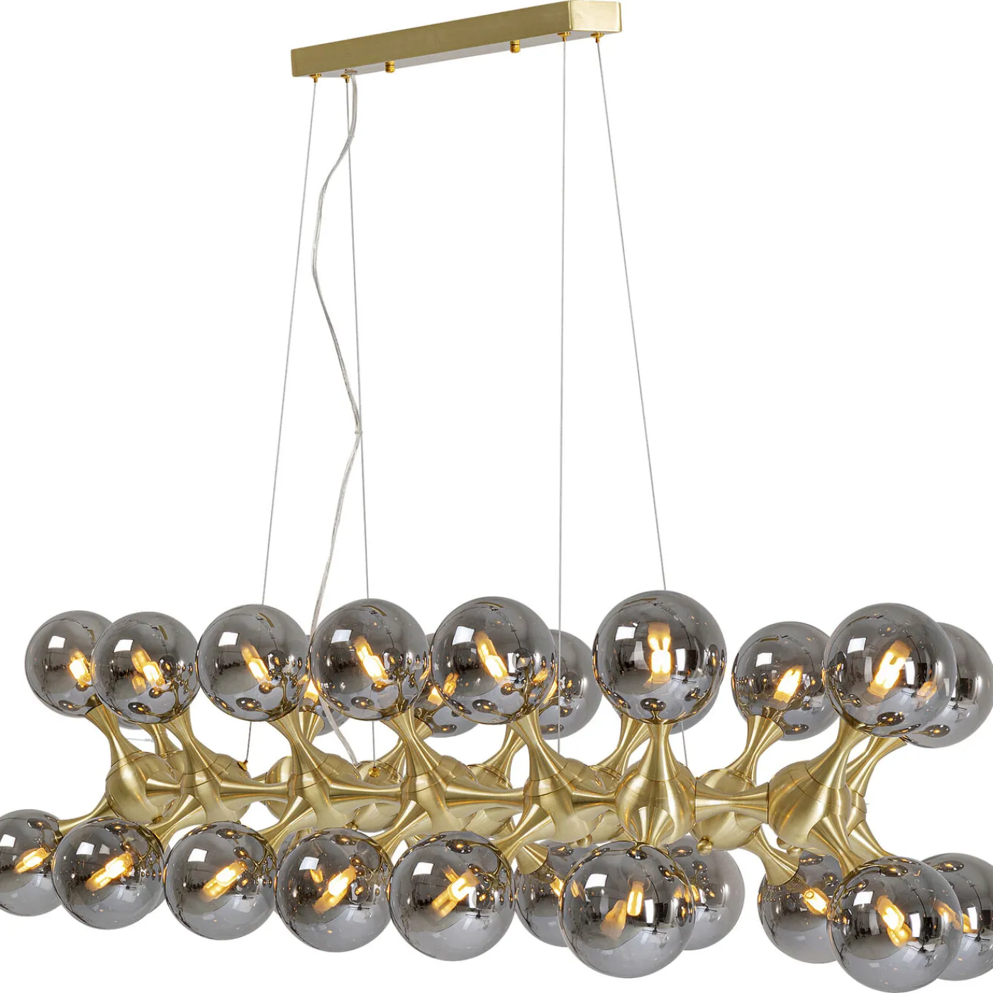 KARE Design Suspension Atomic Balls Laiton 140Cm