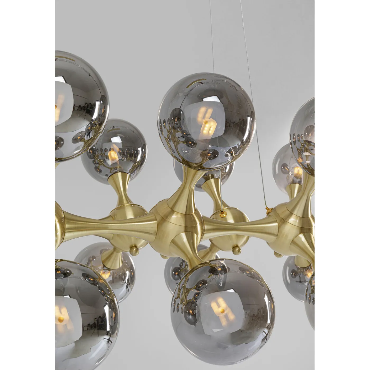 KARE Design Suspension Atomic Balls Laiton 140Cm