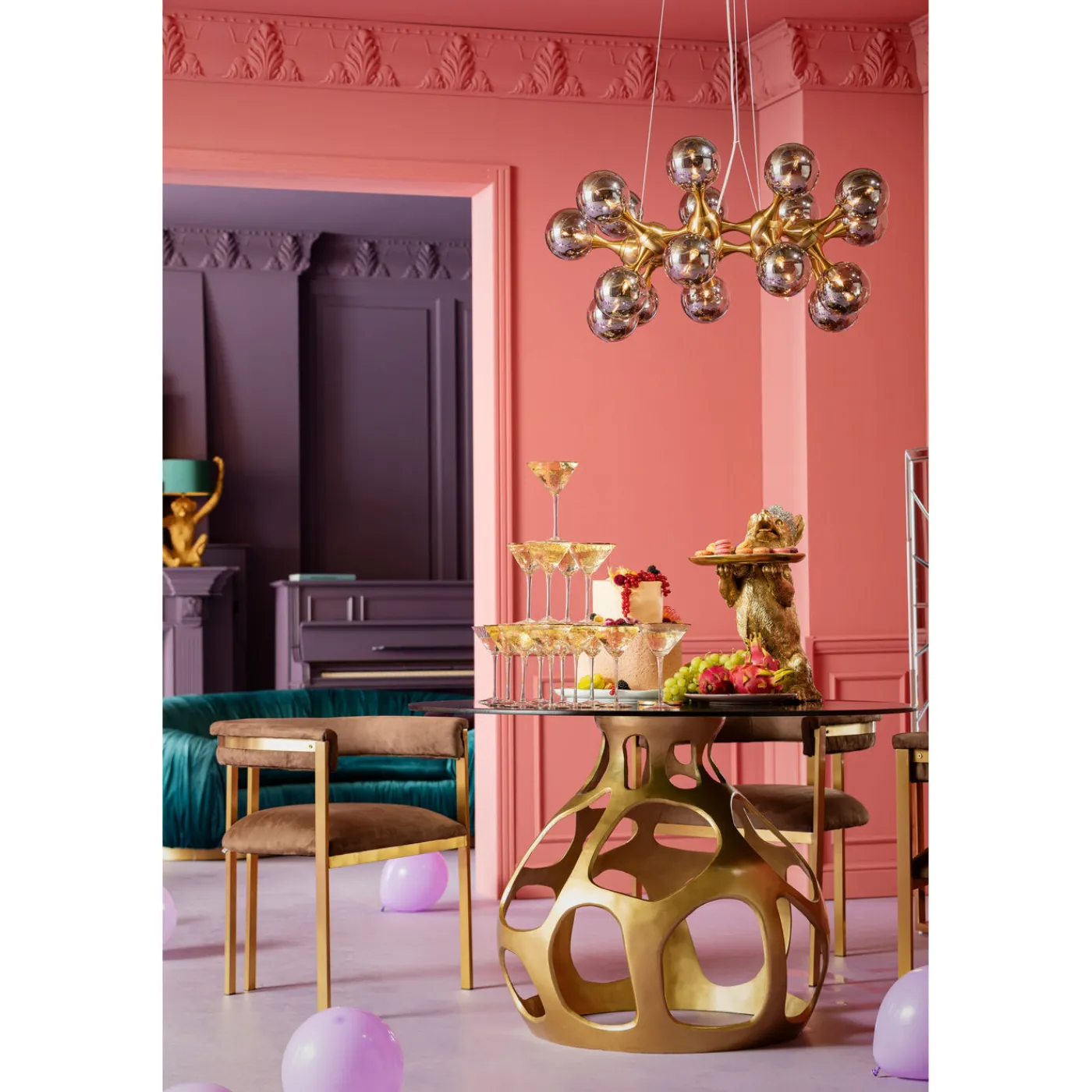 KARE Design Suspension Atomic Balls O74Cm