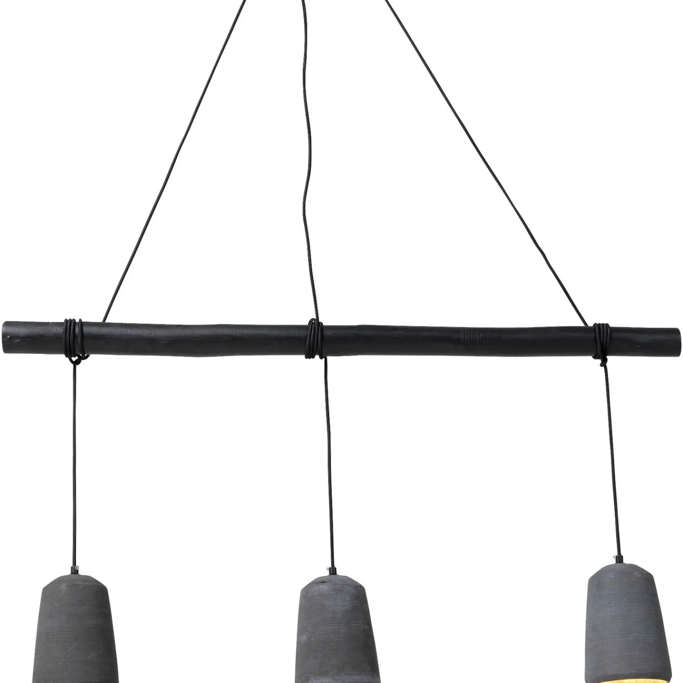 KARE Design Suspension Dining Concrete Noir Tre