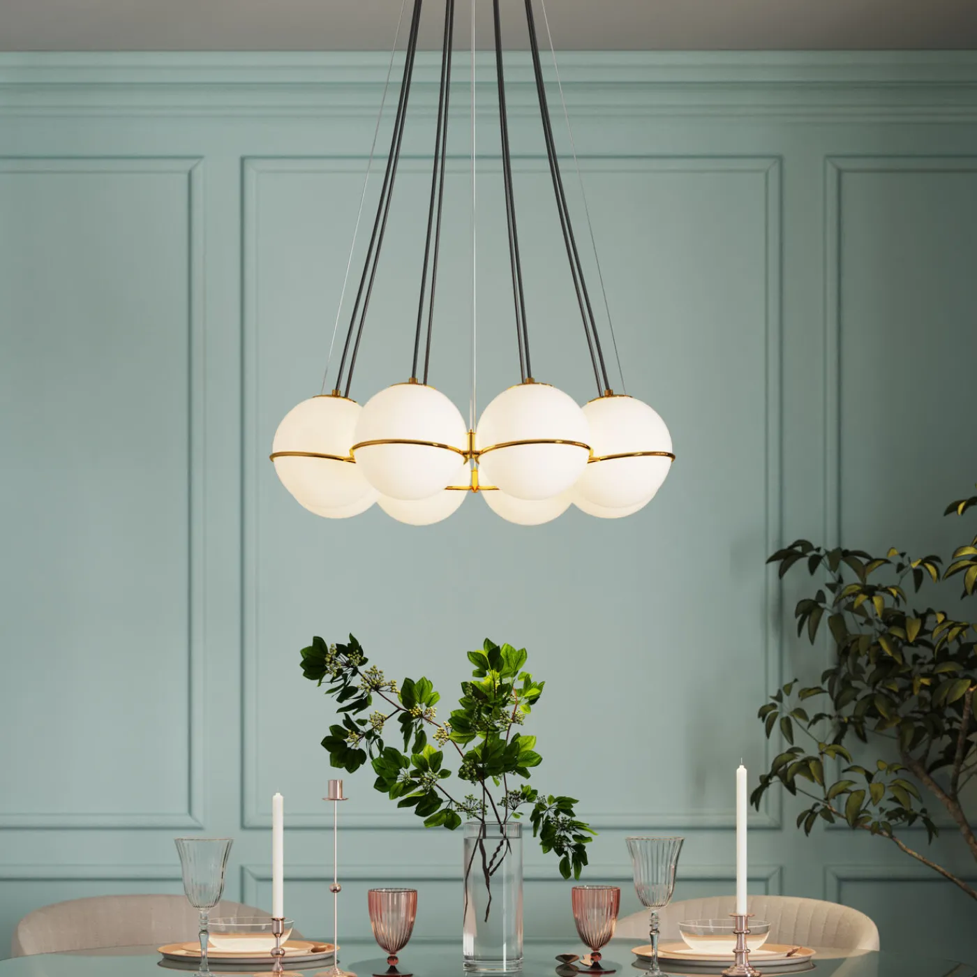 KARE Design Suspension Globes Dore O71Cm