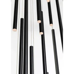 KARE Design Suspension Living Vegas Deluxe Noir Mat Led