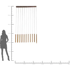 KARE Design Suspension Living Vegas Laiton Led