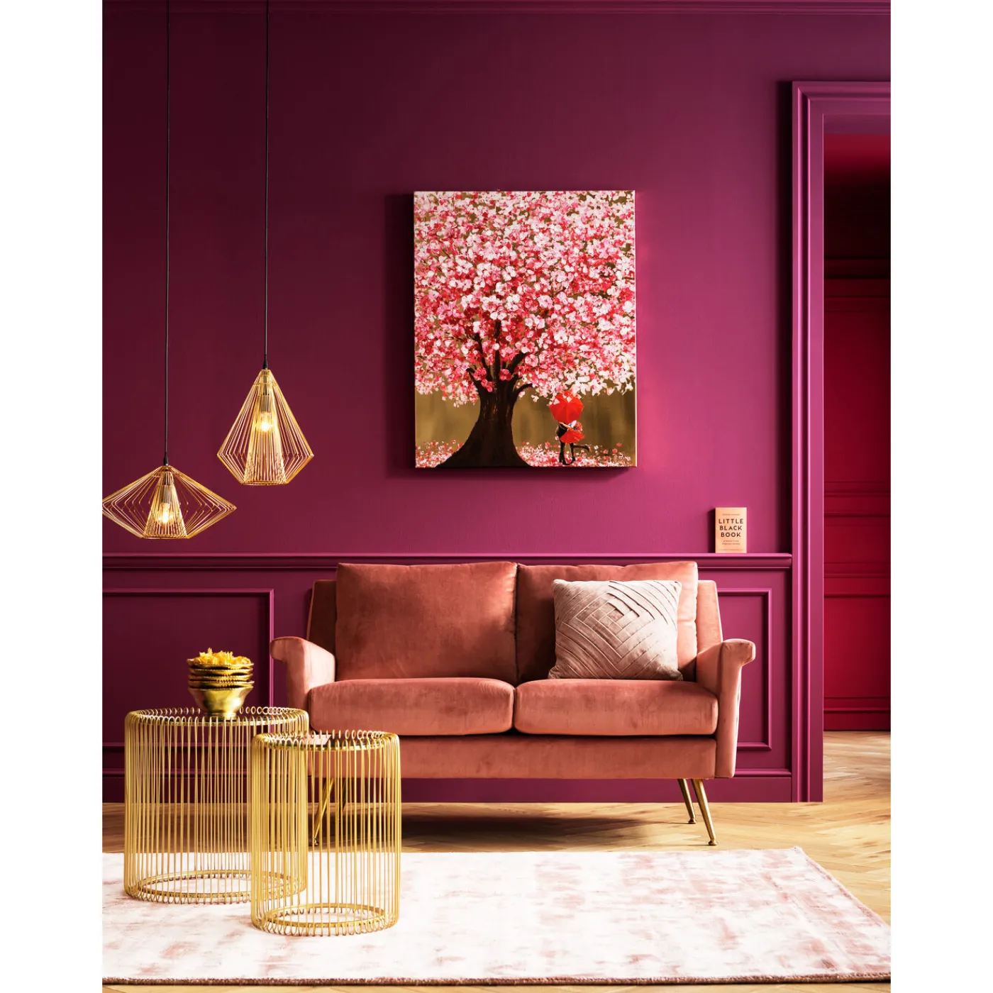 KARE Design Suspension Modo Wire Rond Dore