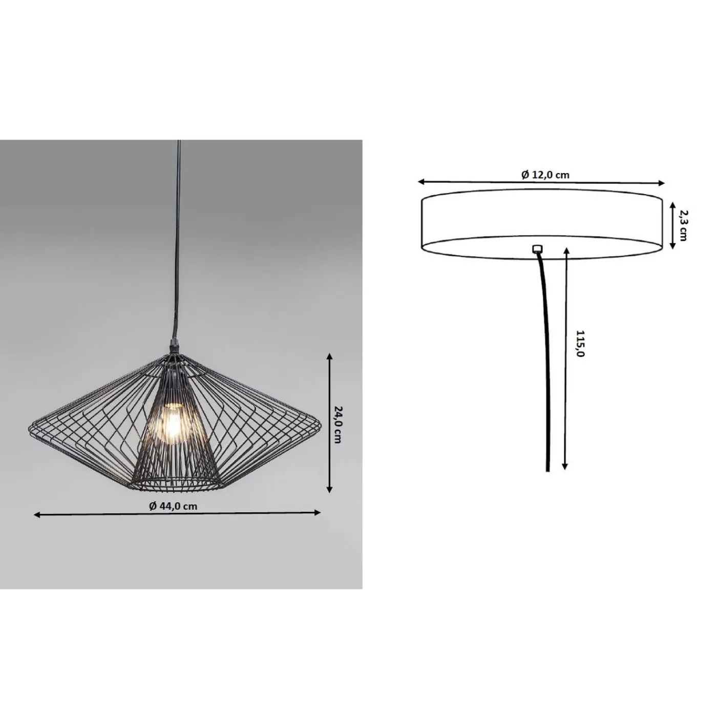 KARE Design Suspension Modo Wire Ronde