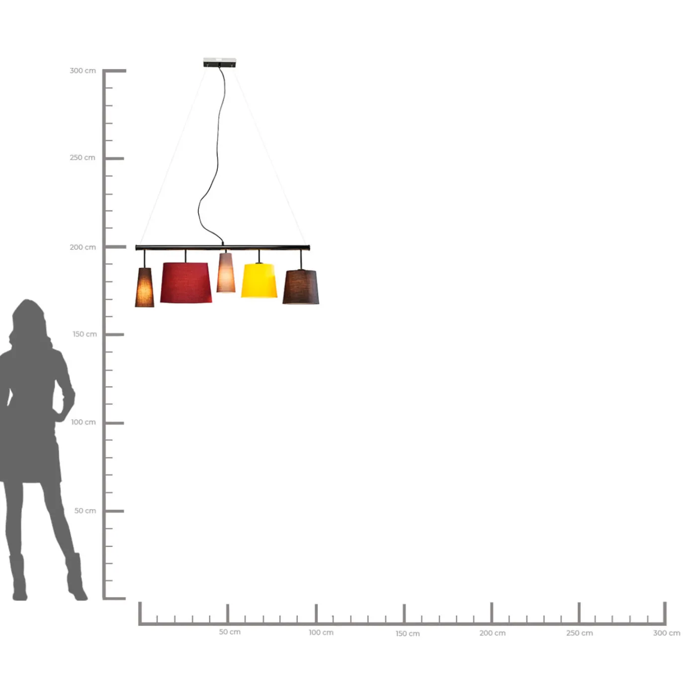 KARE Design Suspension Parecchi Colore 100Cm