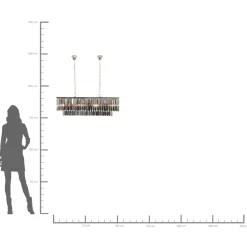 KARE Design Suspension Rectangulaire Smoky Lounge