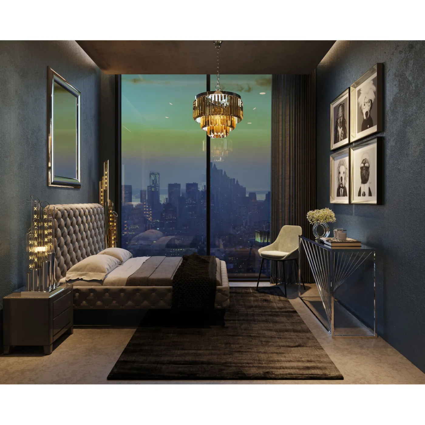 KARE Design Suspension Ronde Smoky Lounge