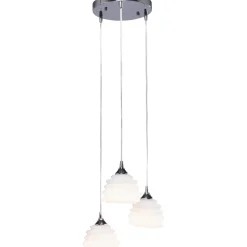 KARE Design Suspension Ruffle Blanc O 37Cm
