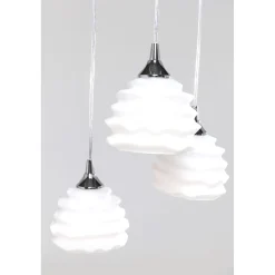 KARE Design Suspension Ruffle Blanc O 37Cm