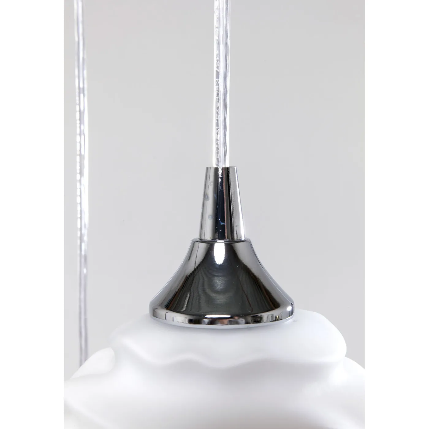 KARE Design Suspension Ruffle Blanc O 37Cm