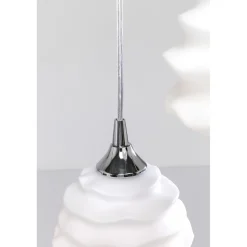 KARE Design Suspension Ruffle Blanc O 37Cm