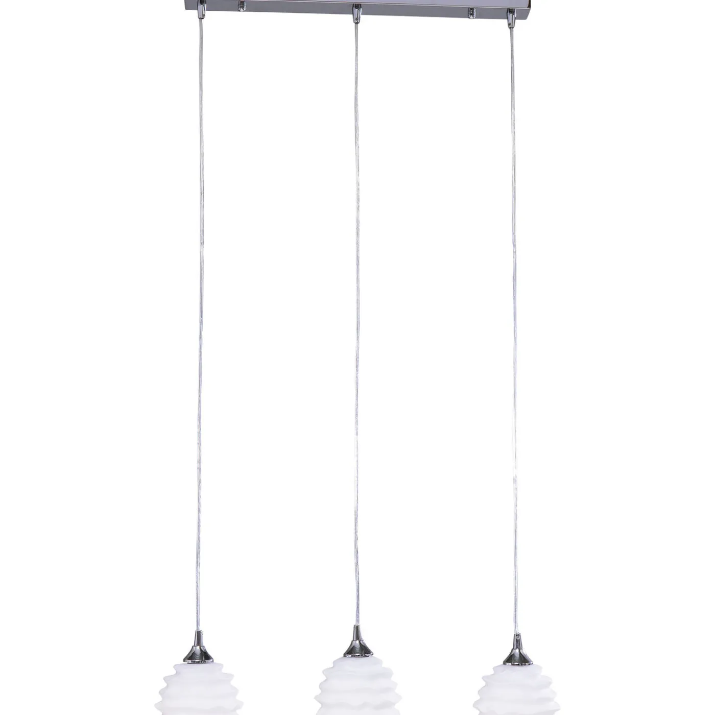 KARE Design Suspension Ruffle Dining Blanc