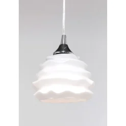 KARE Design Suspension Ruffle Dining Blanc