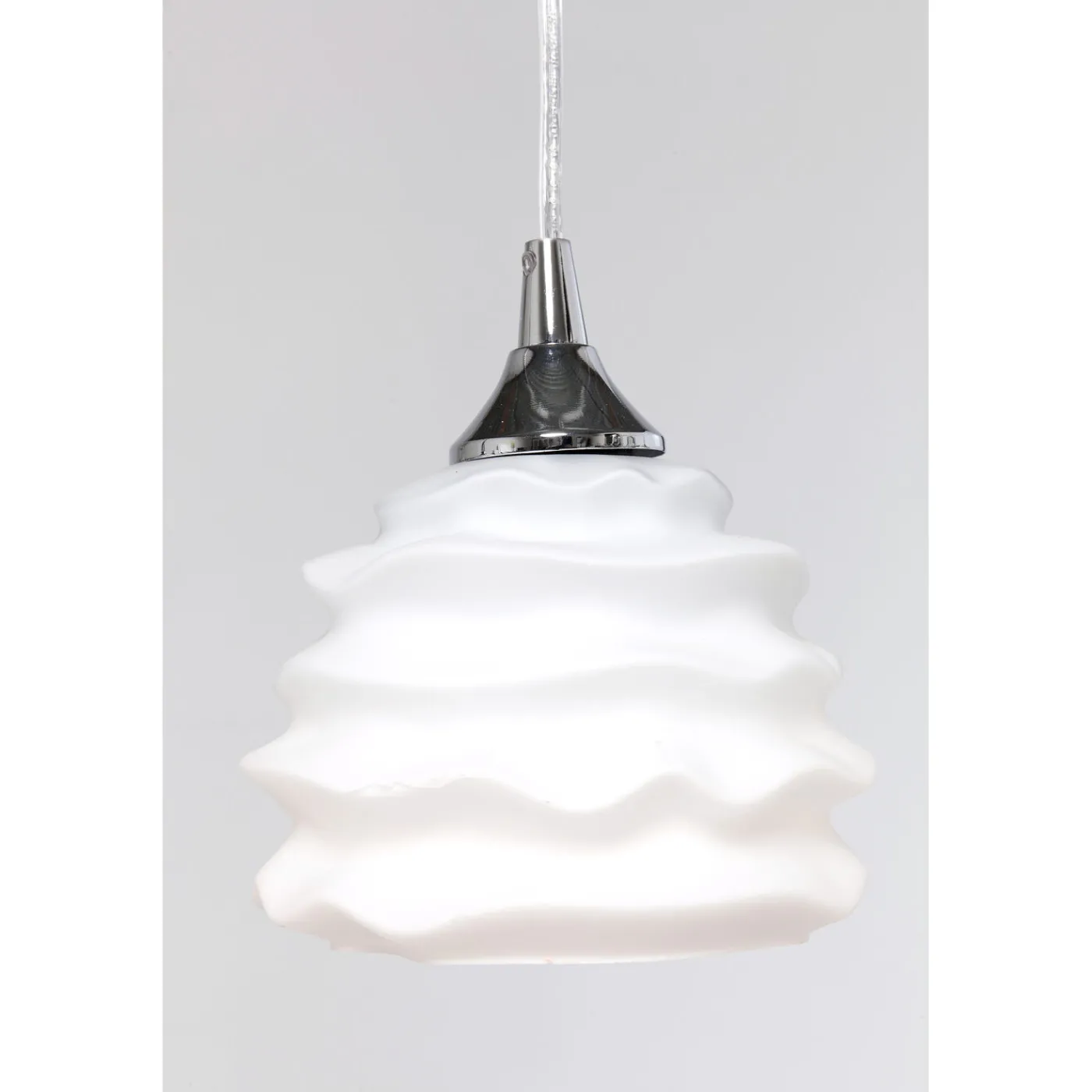 KARE Design Suspension Ruffle Dining Blanc