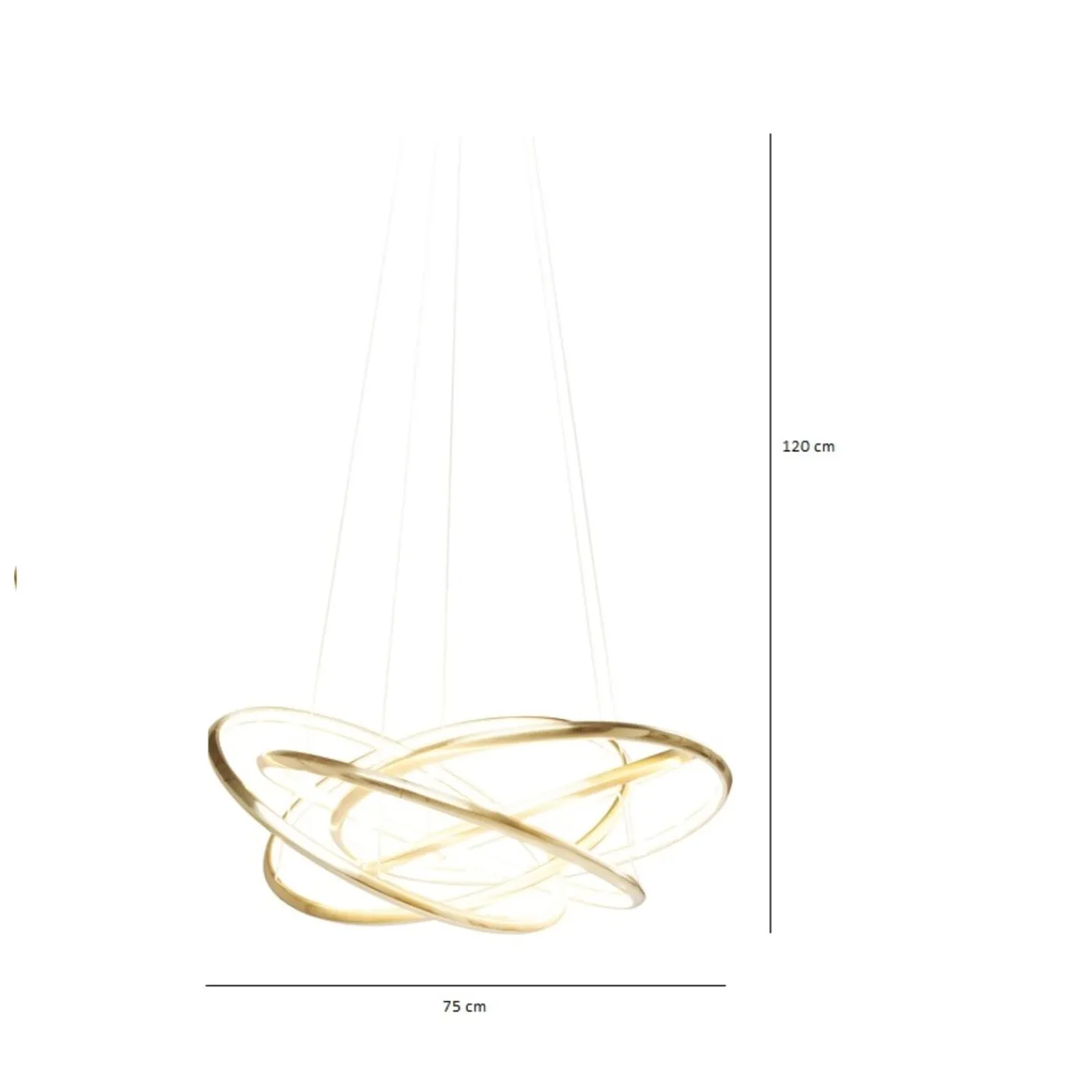 KARE Design Suspension Saturn Led Dore Gm