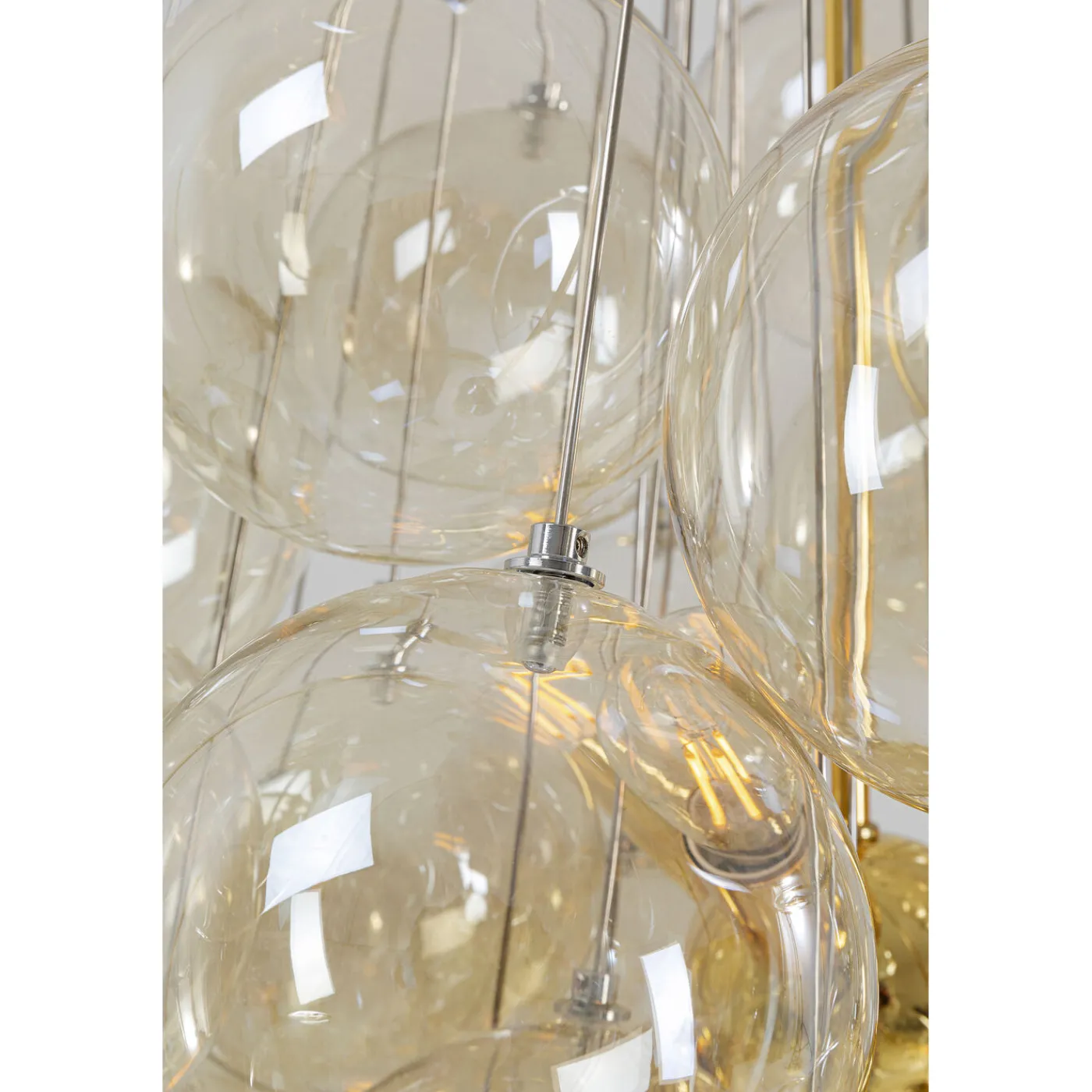 KARE Design Suspension Snowballs Ambre O50Cm
