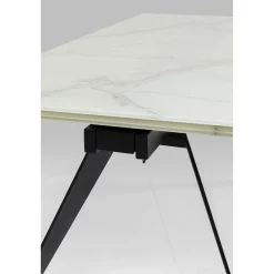 KARE Design Table A Rallonges Amsterdam Look Marbre 160(40+40)