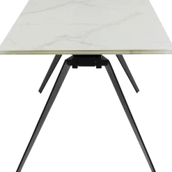 KARE Design Table A Rallonges Amsterdam Look Marbre 160(40+40)