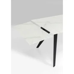 KARE Design Table A Rallonges Amsterdam Look Marbre 160(40+40)