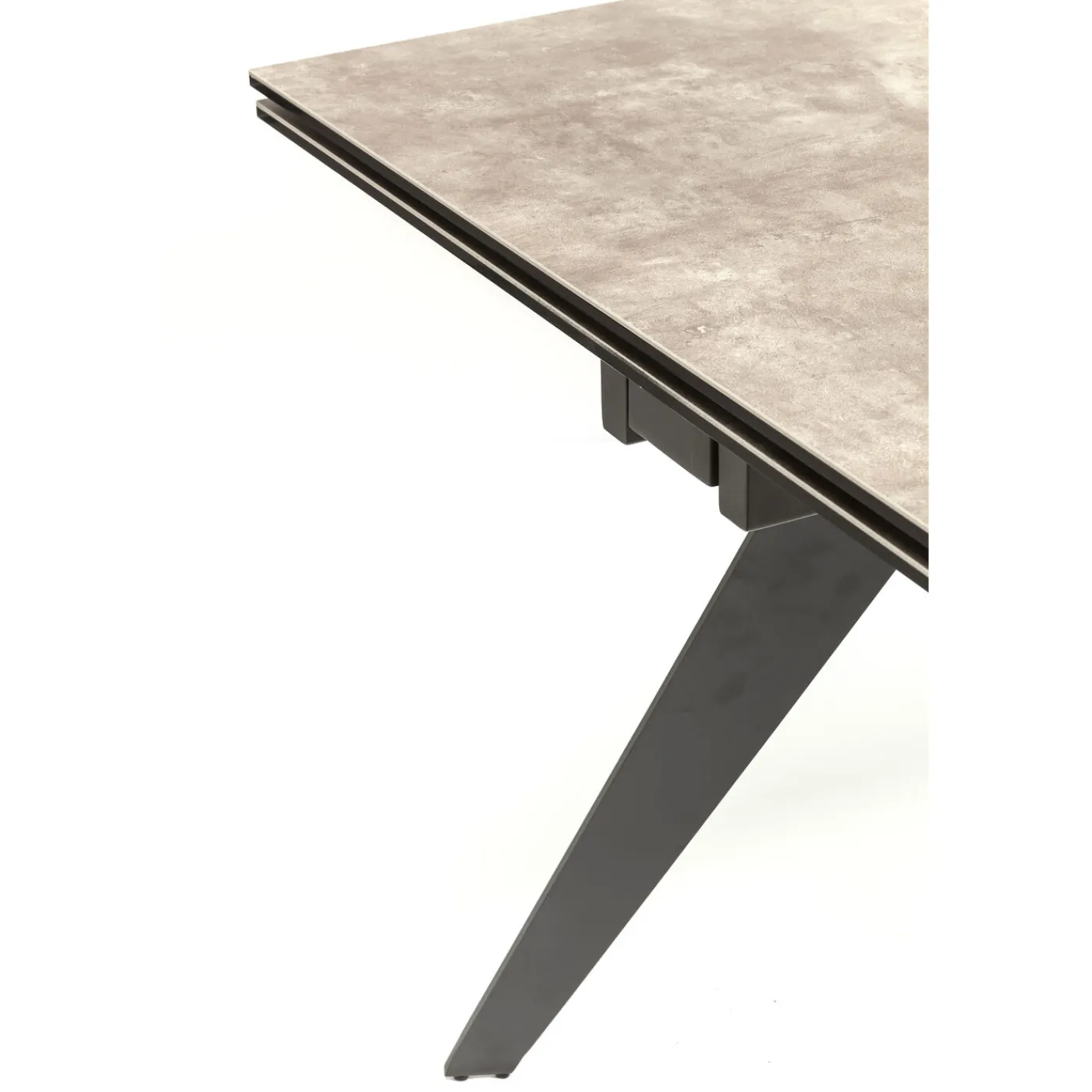 KARE Design Table A Rallonges Amsterdam Fonce 160/40+40)X90Cm
