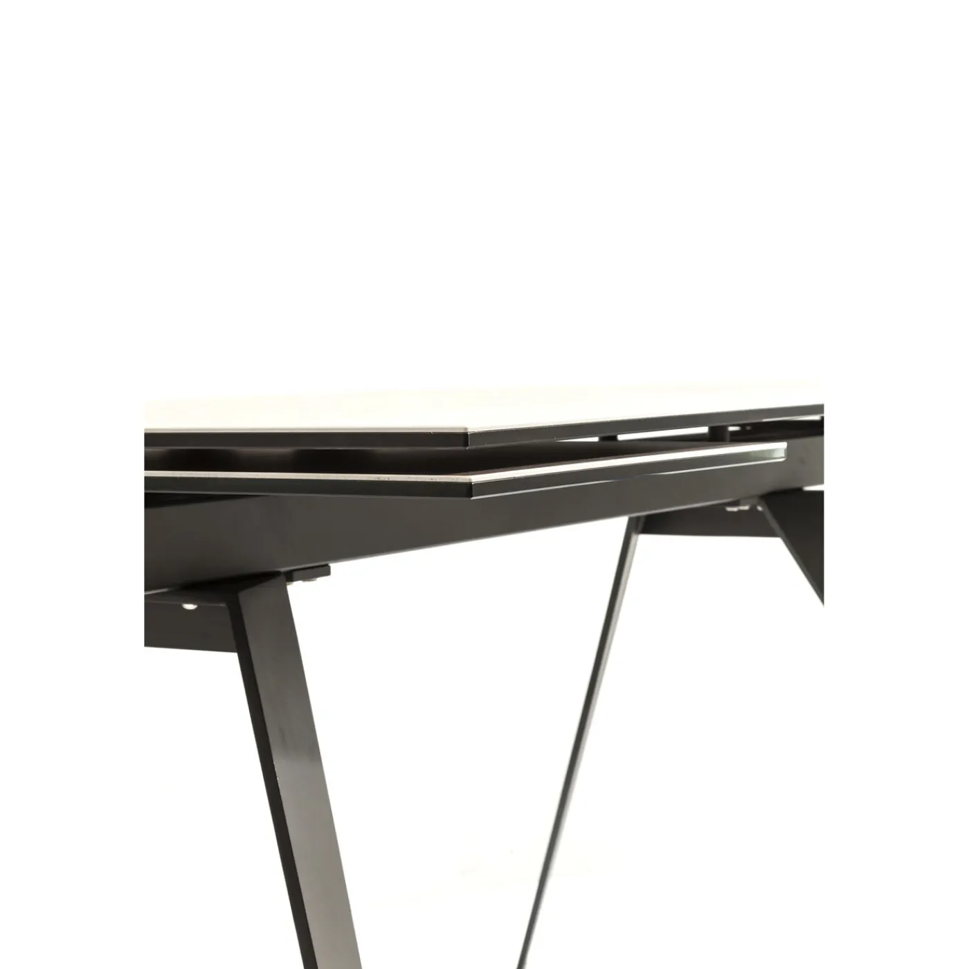 KARE Design Table A Rallonges Amsterdam Fonce 160/40+40)X90Cm