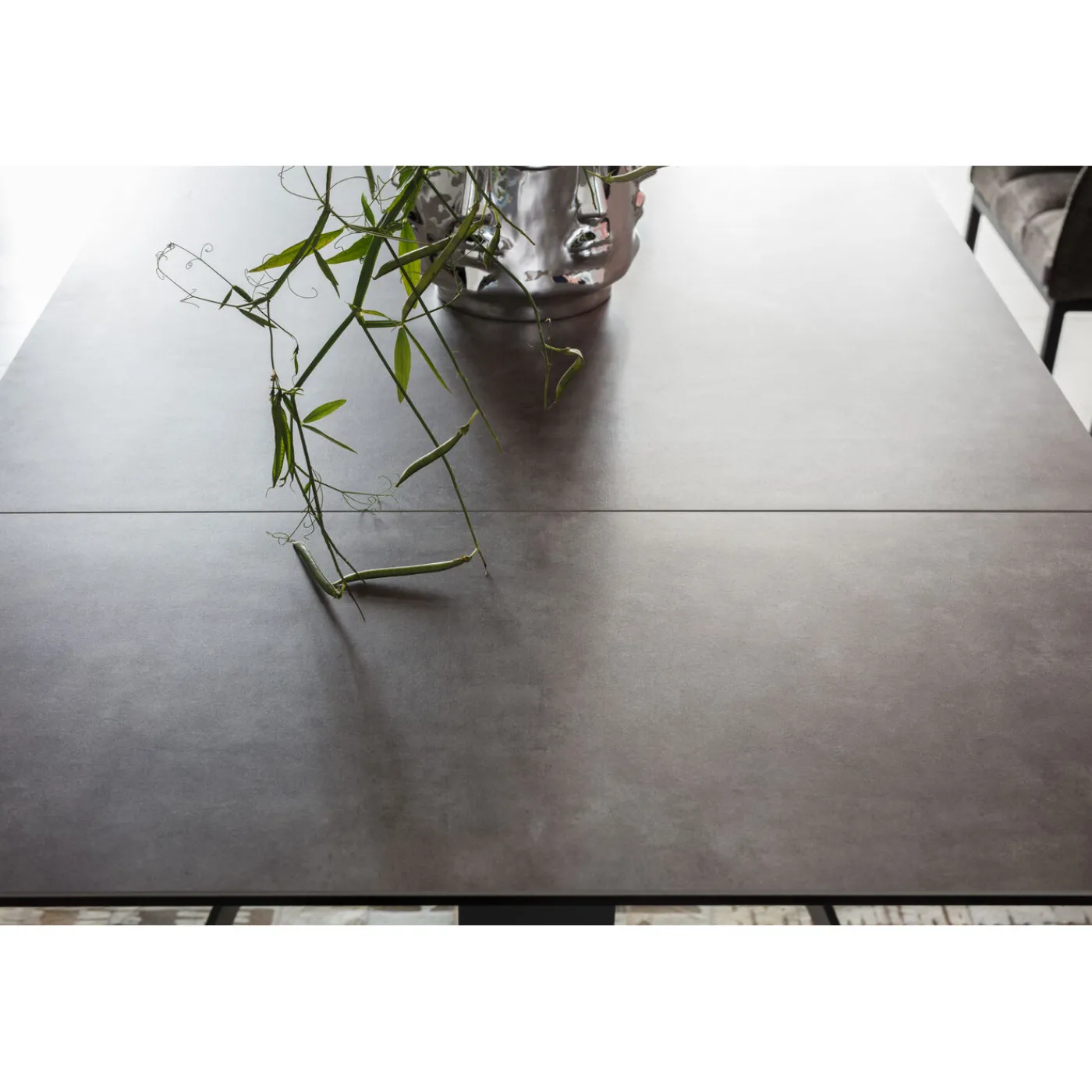 KARE Design Table A Rallonges Amsterdam Fonce 160/40+40)X90Cm