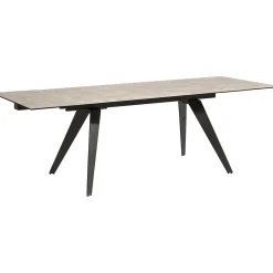 KARE Design Table A Rallonges Amsterdam Fonce 160/40+40)X90Cm