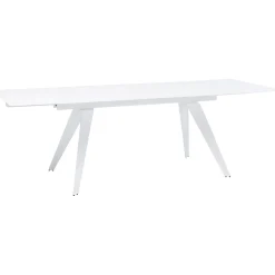 KARE Design Table A Rallonges Amsterdam Blanc 160(40X40)X90