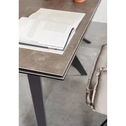 KARE Design Table A Rallonges Amsterdam Fonce 200/45+45)X100Cm