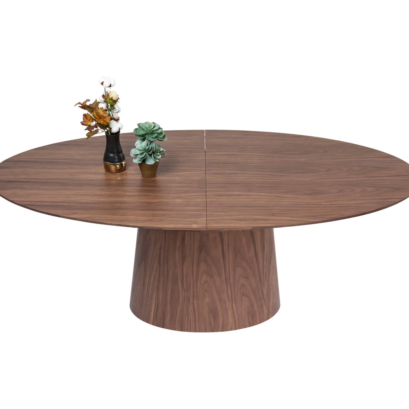 KARE Design Table A Rallonges Benvenuto Noyer 200(