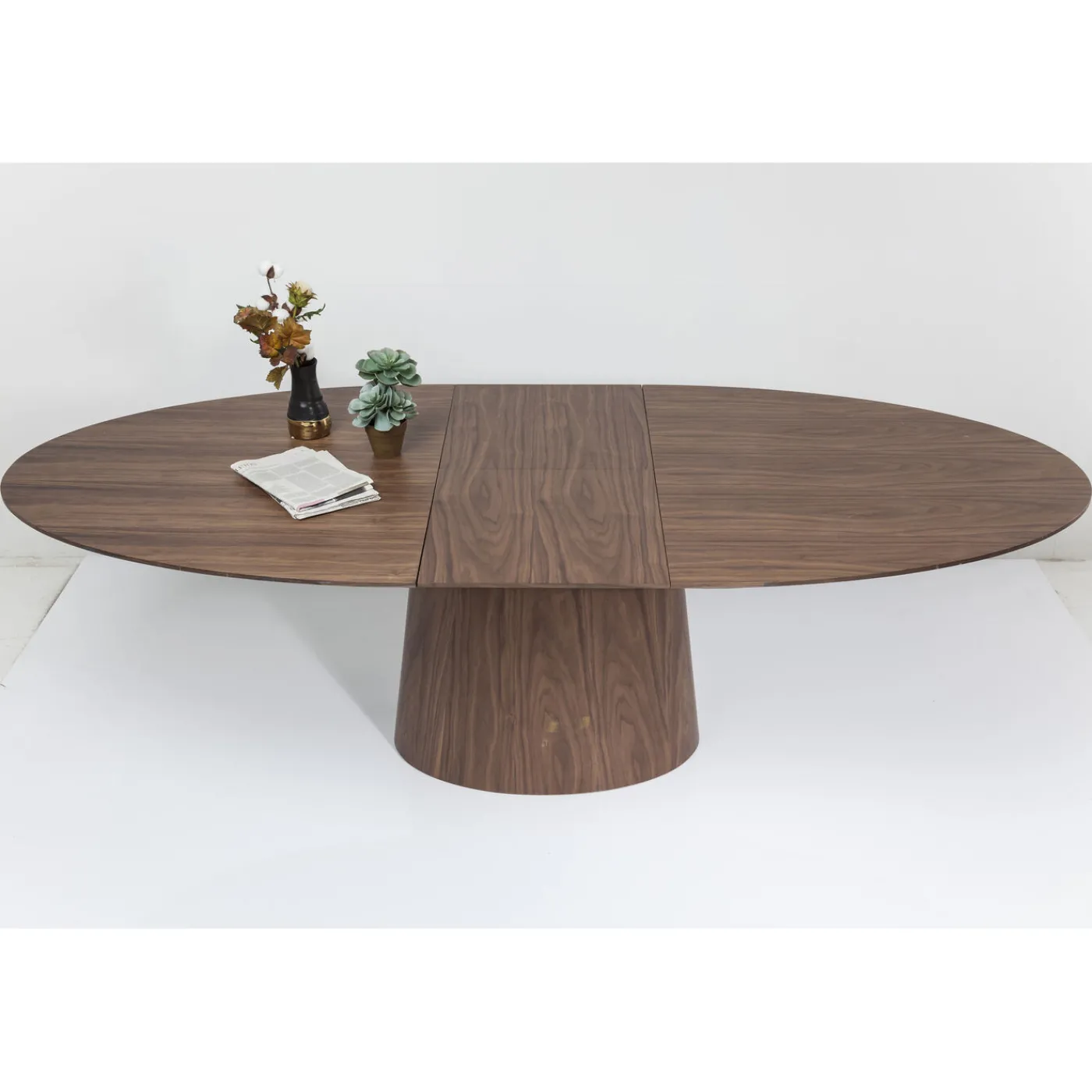 KARE Design Table A Rallonges Benvenuto Noyer 200(
