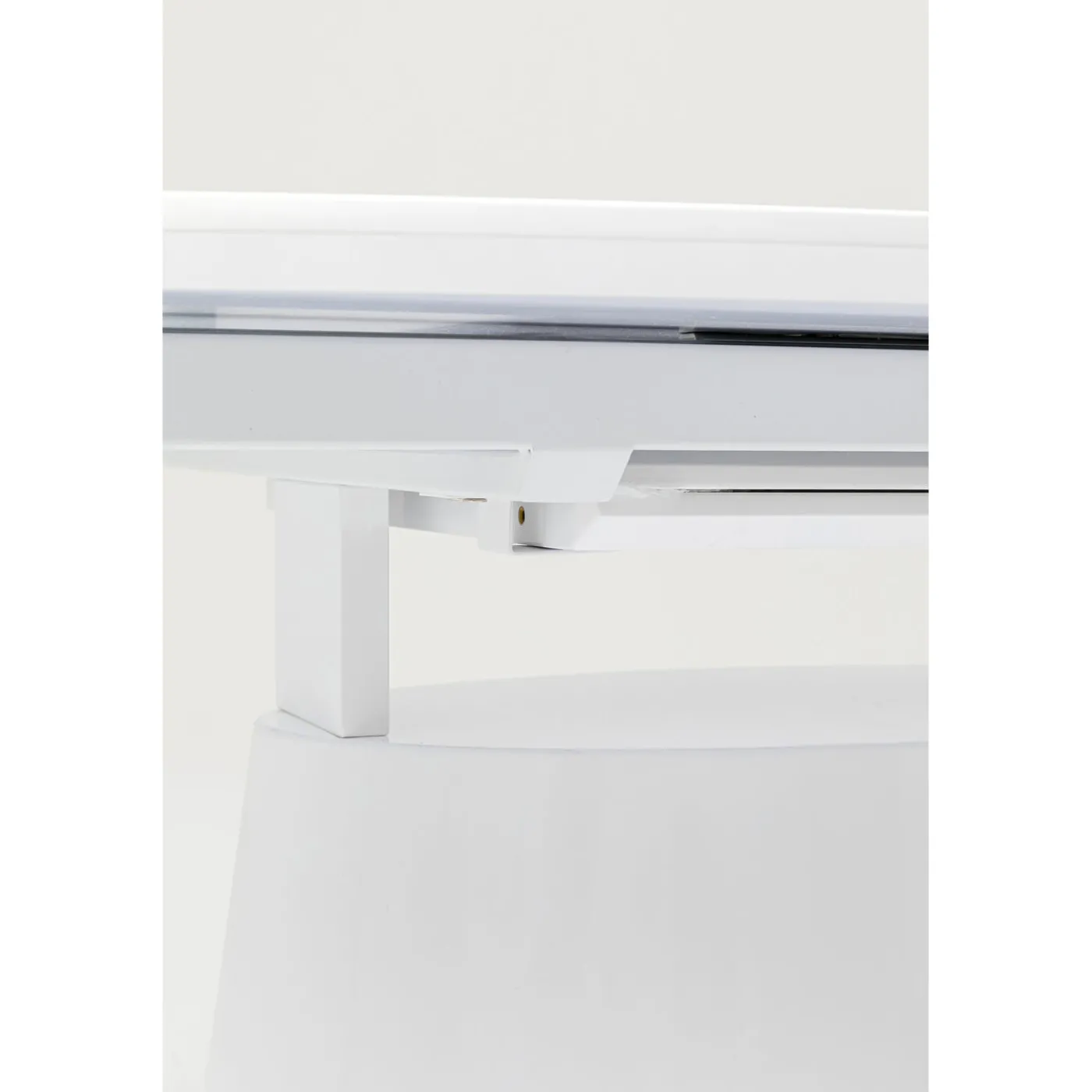 KARE Design Table A Rallonges Benvenuto Blanche 200(50)X110Cm