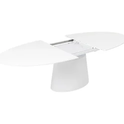 KARE Design Table A Rallonges Benvenuto Blanche 200(50)X110Cm