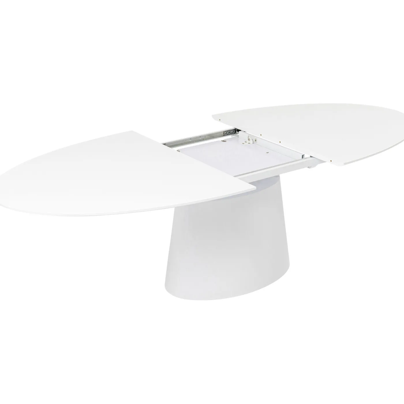 KARE Design Table A Rallonges Benvenuto Blanche 200(50)X110Cm