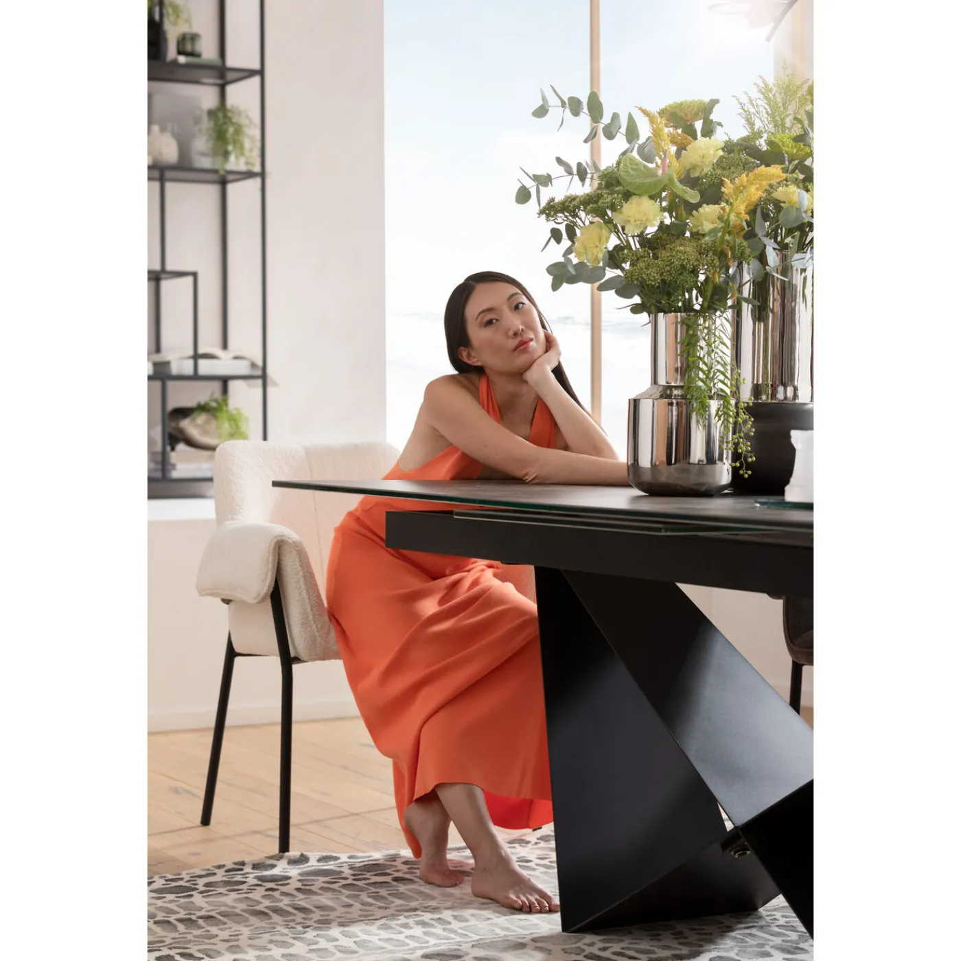 KARE Design Table A Rallonges Connesso 200(+60)X100Cm