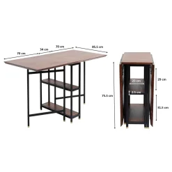 KARE Design Table A Rallonges Ravello 35(70+70)X80