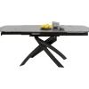 KARE Design Table A Rallonges Twist Noir 120(30+30)X90Cm